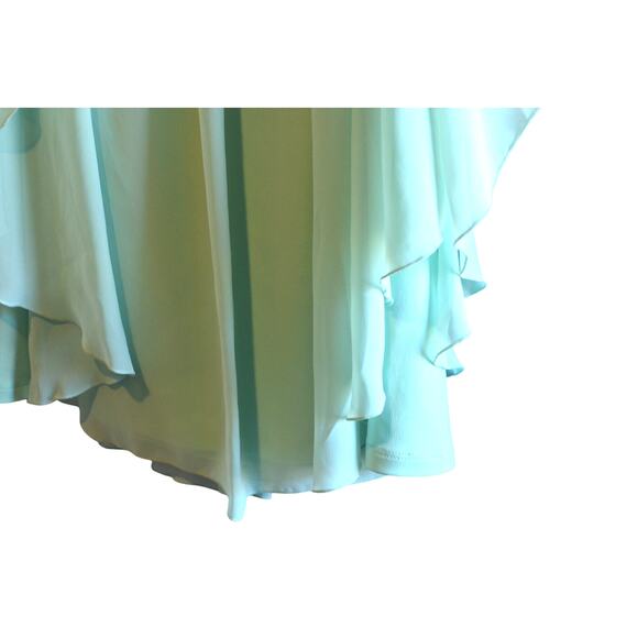 C Est. 1946 Ladies Mint Green Flouncy Sheer Top, Size Small - Picture 3 of 3